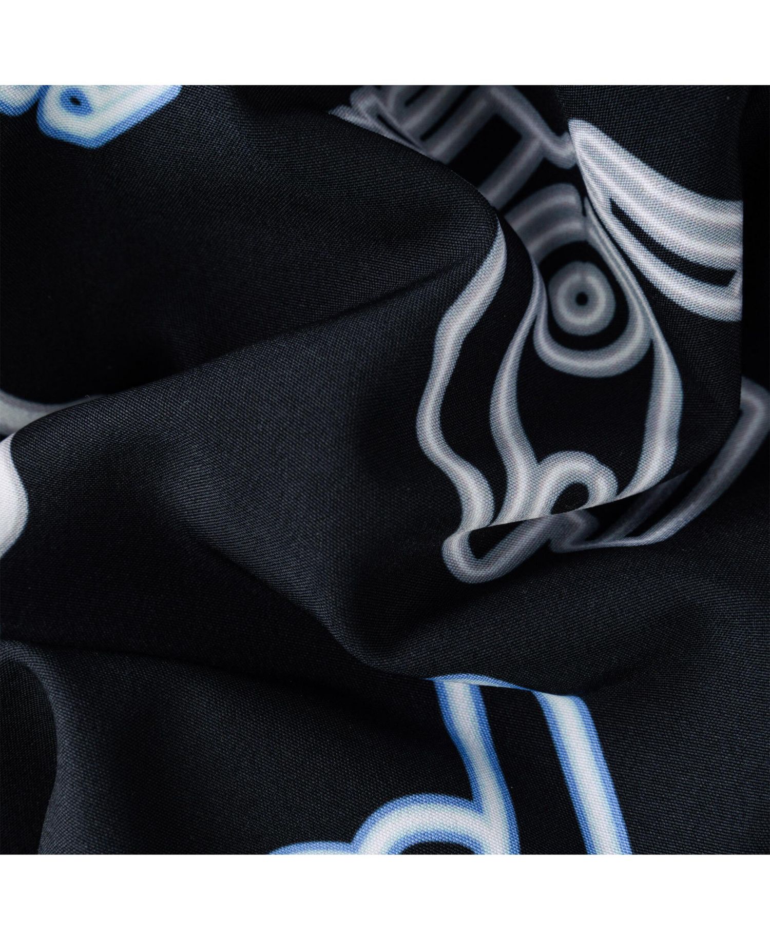 Men's 5.5" Black Detroit Lions The Neon Lined Classic Swim Trunks