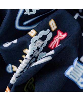 Men's 5.5" Navy Seattle Seahawks The Neon Lined Classic Swim Trunks