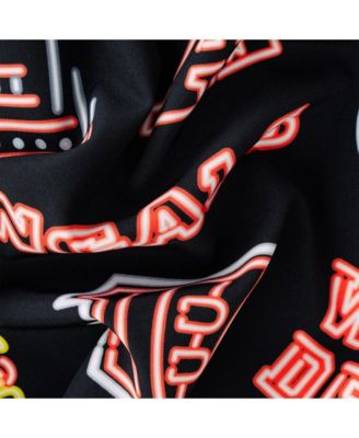 Men's 5.5" Black Cincinnati Bengals The Neon Lined Classic Swim Trunks