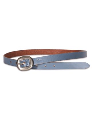 Women's Center Bar Leather Belt