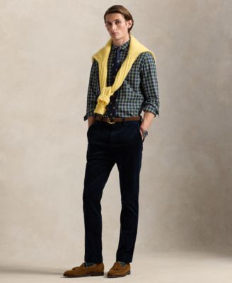 Men's Classic-Fit Plaid Poplin Shirt