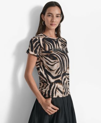 Women's Printed Logo Crewneck T-Shirt