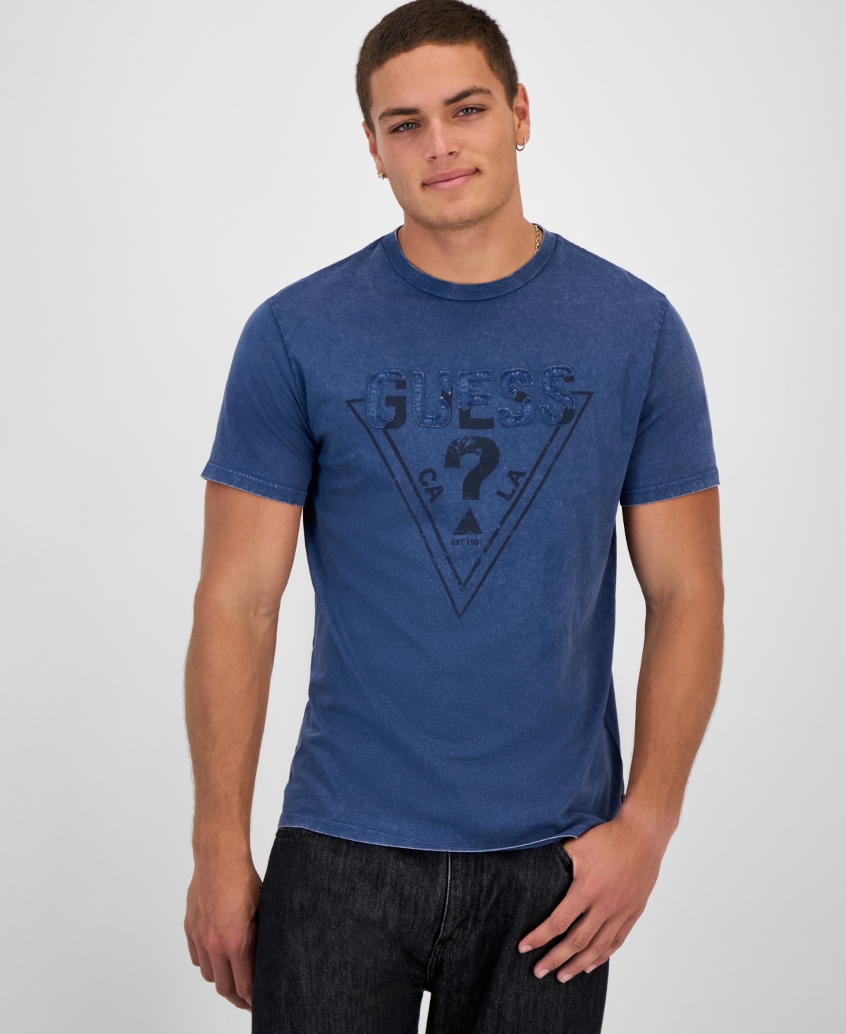 Men's Inset Logo T-Shirt - Endless Blue Multi