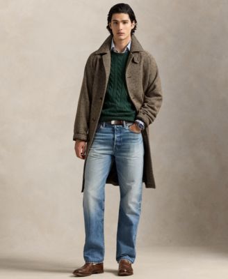 Men's Cable-Knit Cotton Sweater