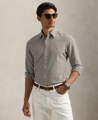 Men's Classic-Fit Gingham Oxford Shirt