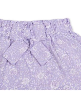 Toddler Girls' Pull-On Cinched Waist Linen Short, Toddler
