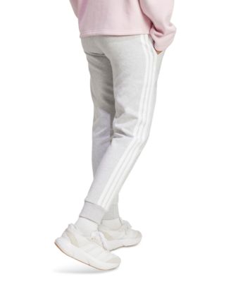 Women's Essentials Three Stripes Fleece Slim Pants