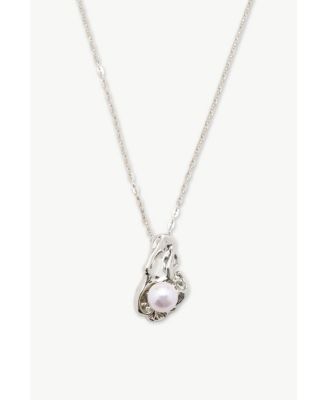 Nyla Molten Freshwater Pearl Pendant Necklace