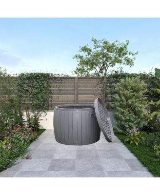 Waterproof Round Deck Storage Bin (HDPE Material)