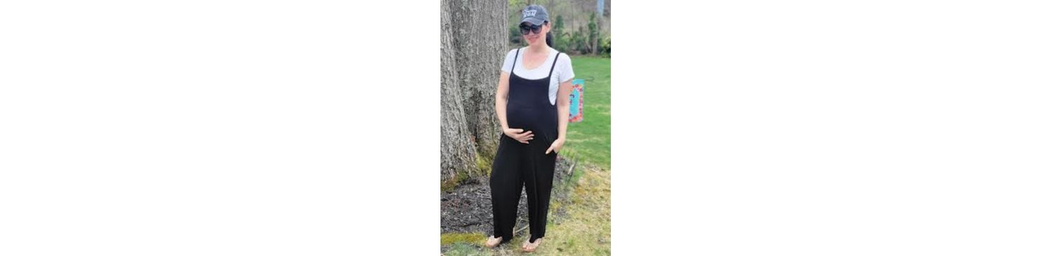 Women's Black Sleeveless Pocketed Wide Leg Jumpsuit