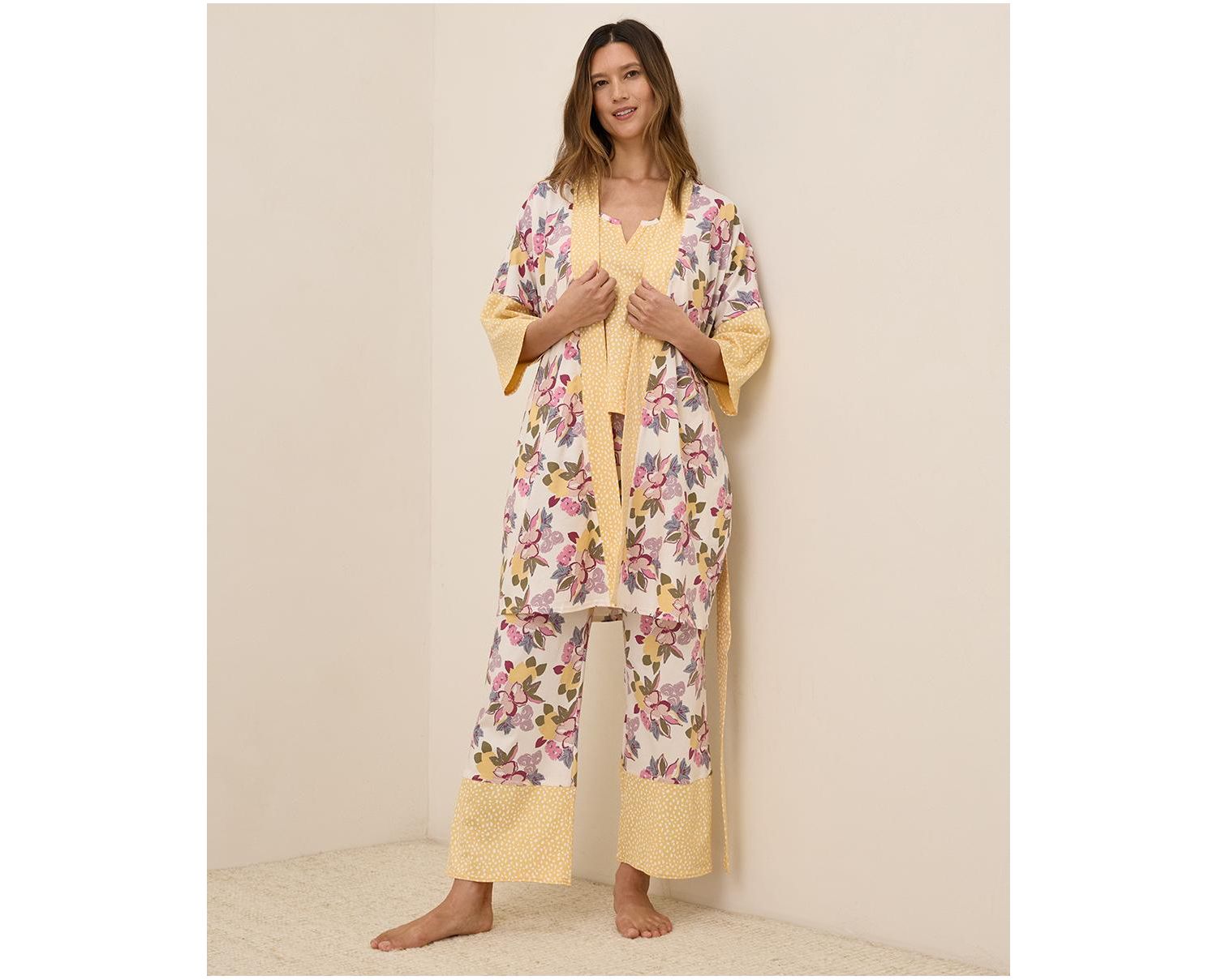 Women's Organic Cotton Staycation Short Robe