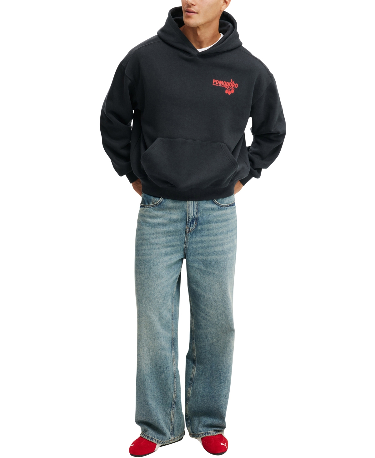 Shop Cotton On Men's Box Fit Graphic Hoodie