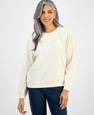 Style & Co - Women's Embroidered Sweatshirt, Exclusively at Macy's