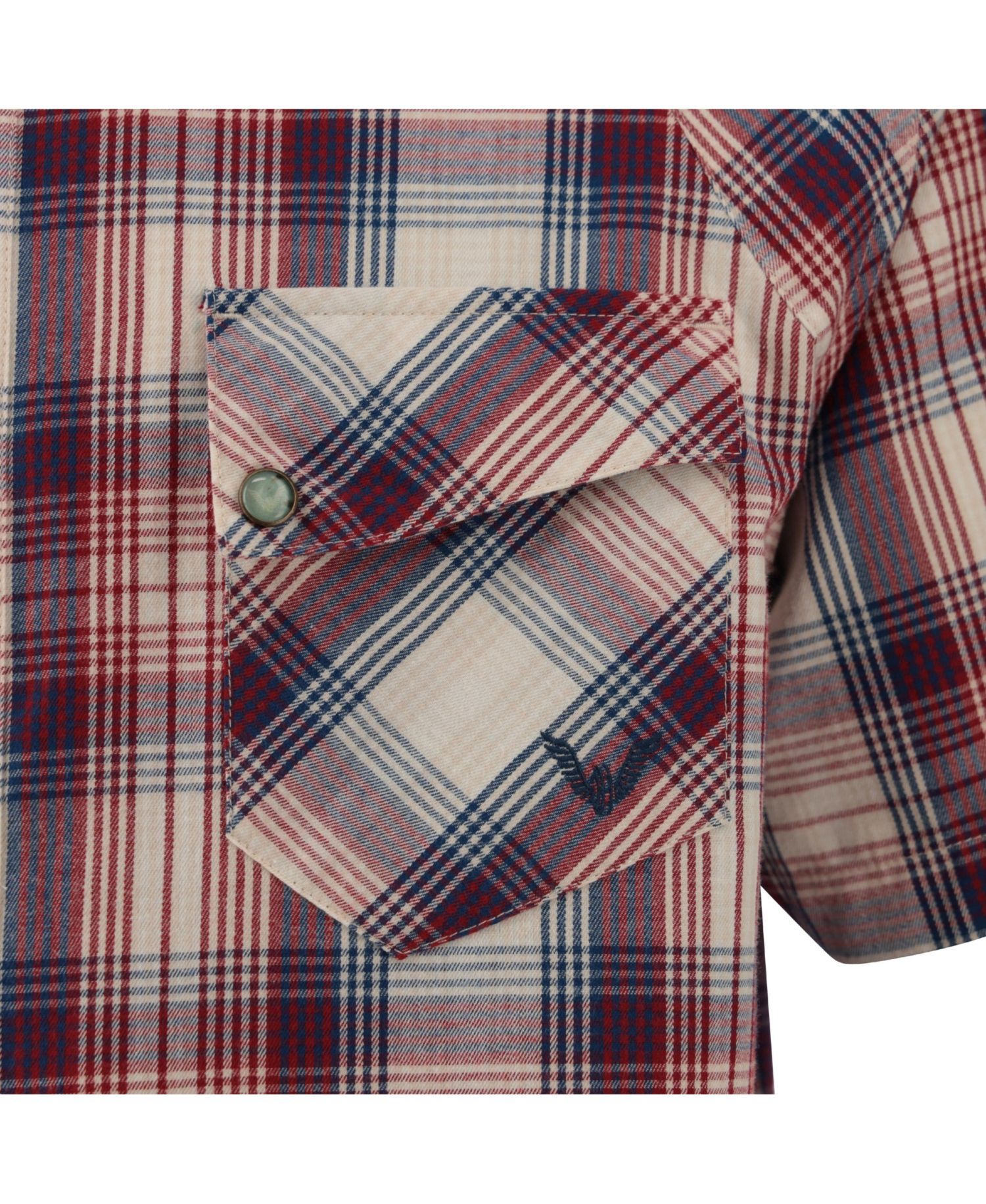 Men's Western Short Sleeve Snap Up Shirt