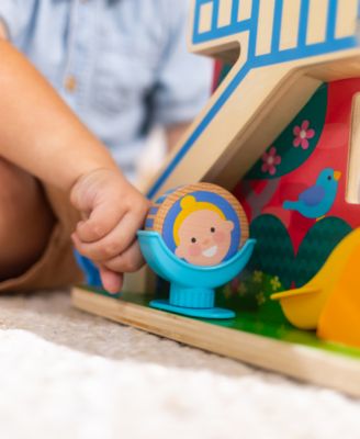 Go Tots Wooden Schoolyard Tumble with 3 Disks Piece Set