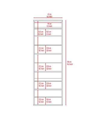 Baltimore Wall Mounted Shoe Rack with Mirror and Single Door, Holds 10 Pairs
