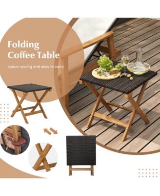 Set Of 2 Outdoor Chaise Lounge Chair Set w/ Armrests & 4-Level Backrest for Poolside