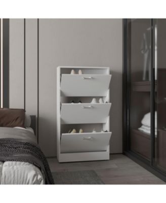 3 Doors, 3 Shelves Crocker Shoe Rack