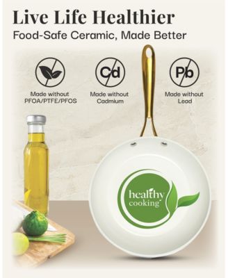 Natural Collection 12 inch Ceramic Coating Fry Pan