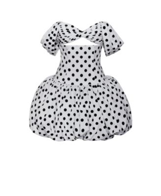 Women's Umika Polka Dots Bubble Hem Mini Dress