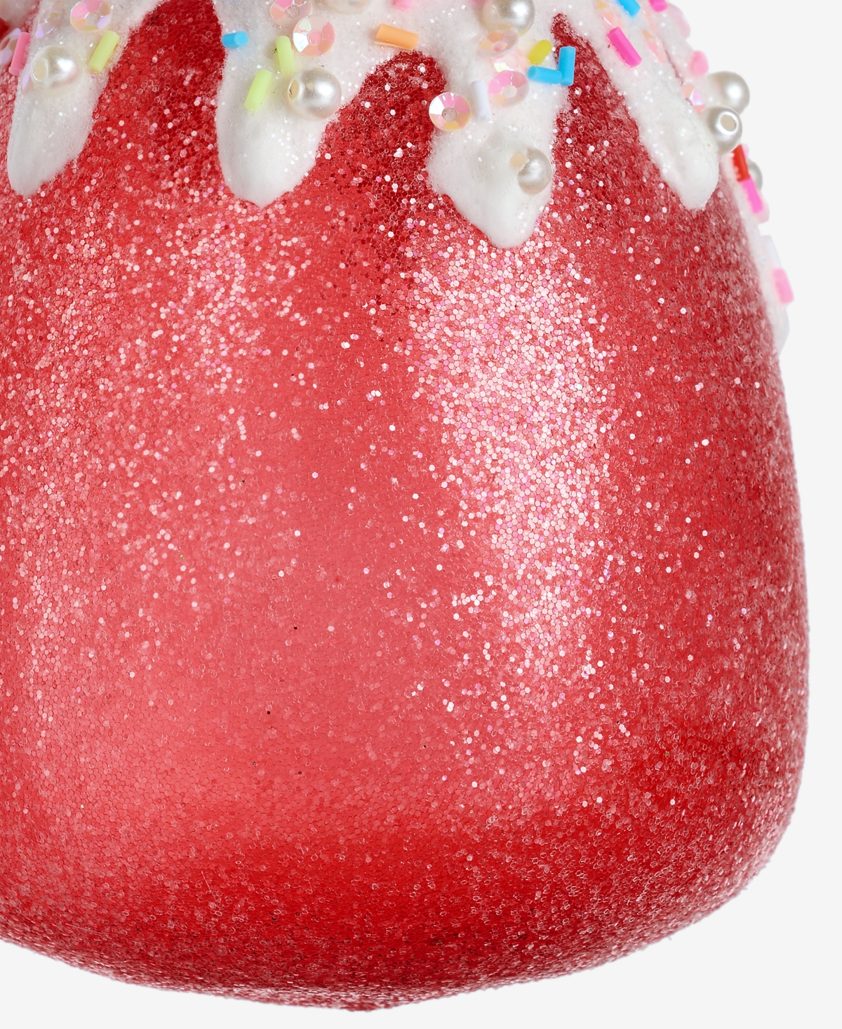 Holiday Lane Sugar Plum Glass Gumdrop Ornament, Macy's Exclusive In Transparent