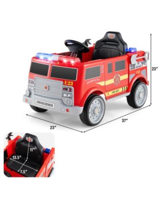 Kids Ride on Fire Truck with Remote Control and Extinguisher