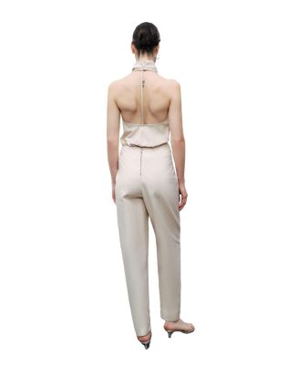 Women's Asymmetrical Draped Detail Pants