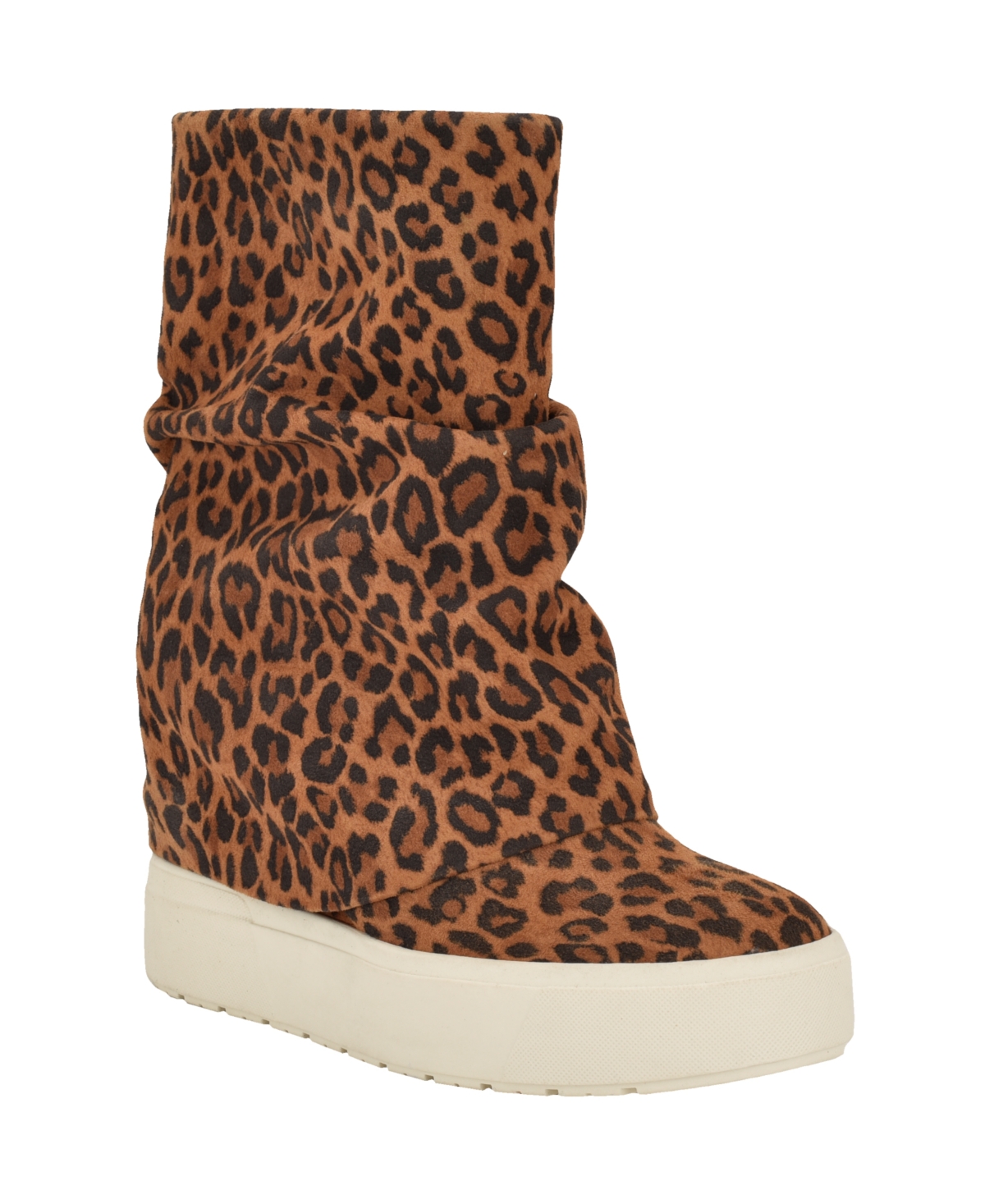 Guess Women's Guinna Fold Over Slouchy Booties In Brown