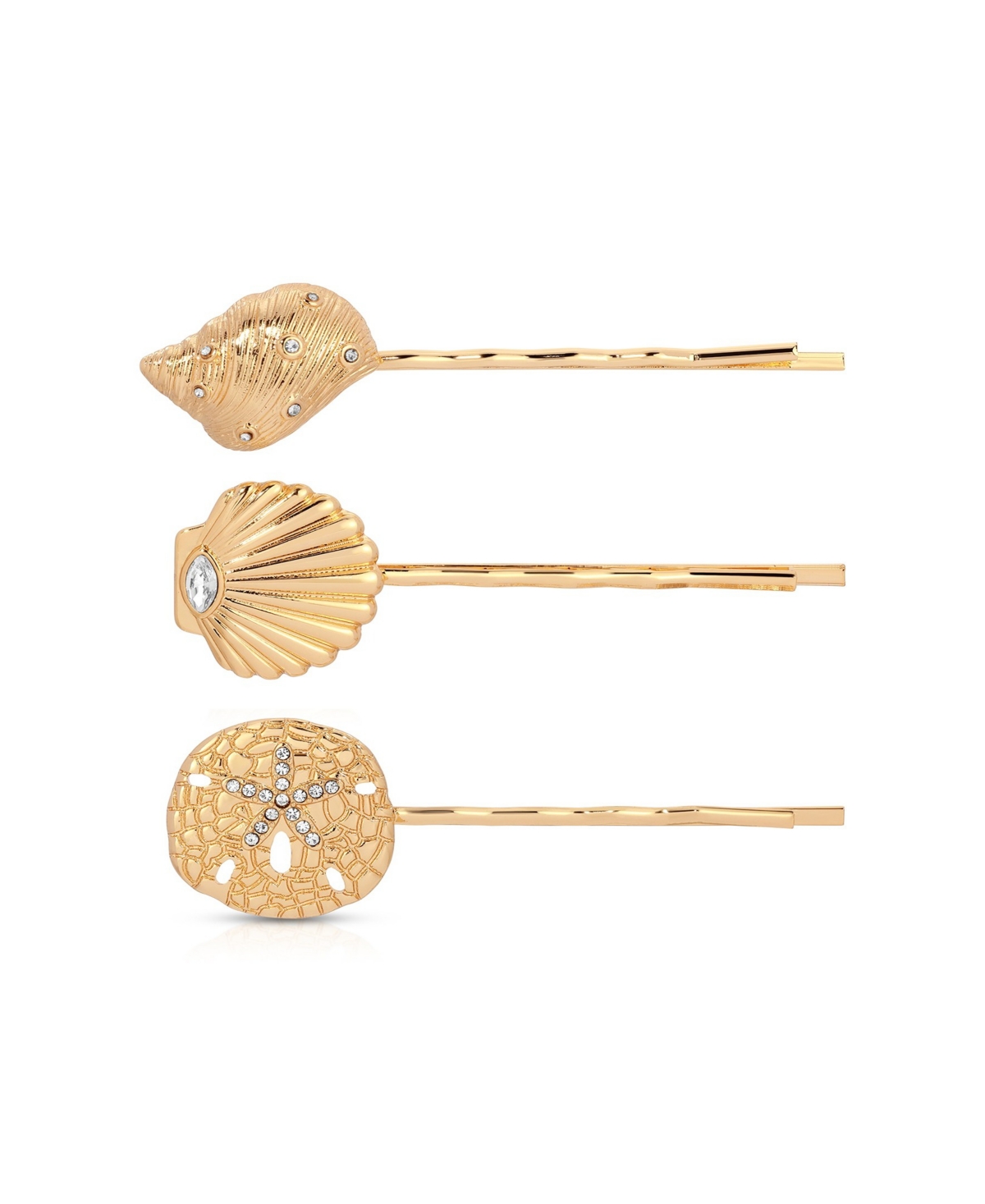 Oceanic Bobby Pin Set - Gold