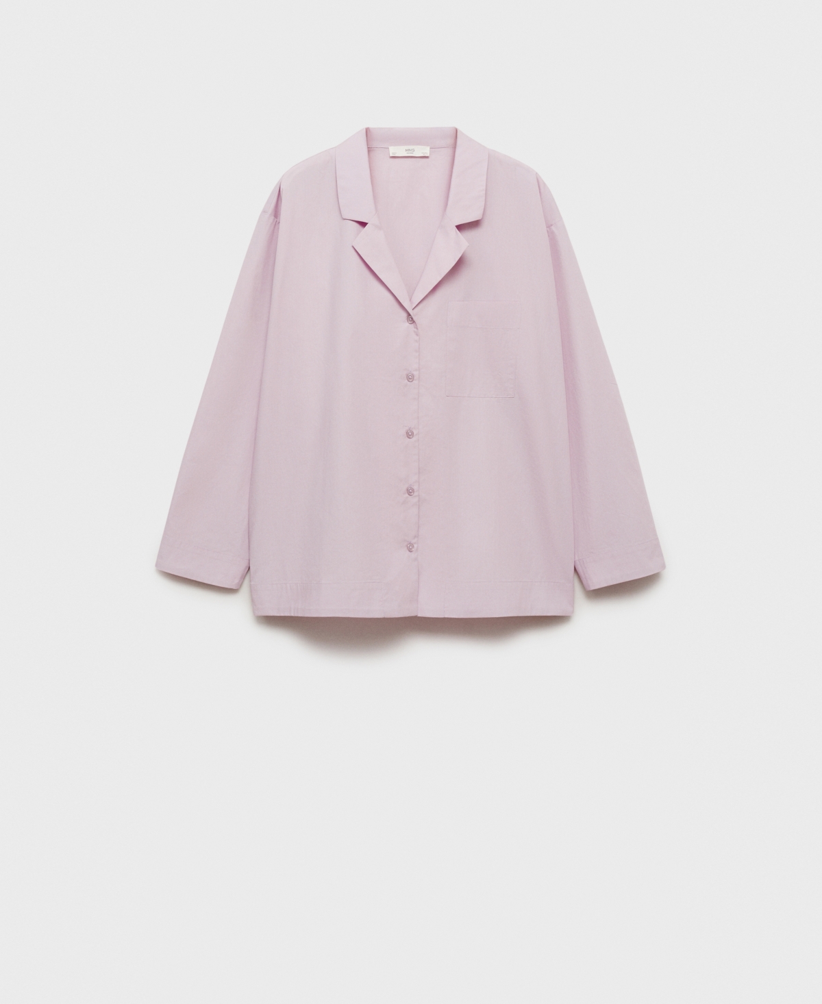Women's Garment Washed Cotton Shirt - Lilac
