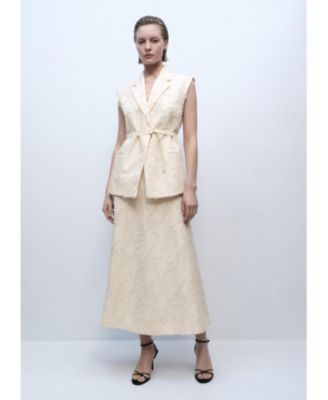 Women's Belt Texture Vest