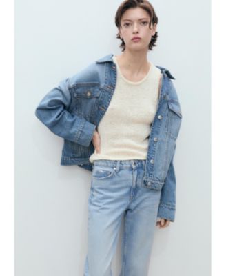 Women's Mid-Rise Straight Jeans