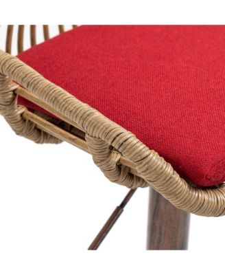 2x Adjustable Swivel Bar Stools with Footrest