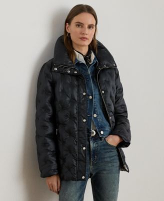 Women's Embroidered Puffer Coat