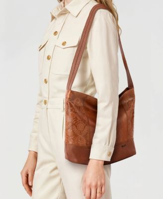 Women's De Young Leather Hobo Bag