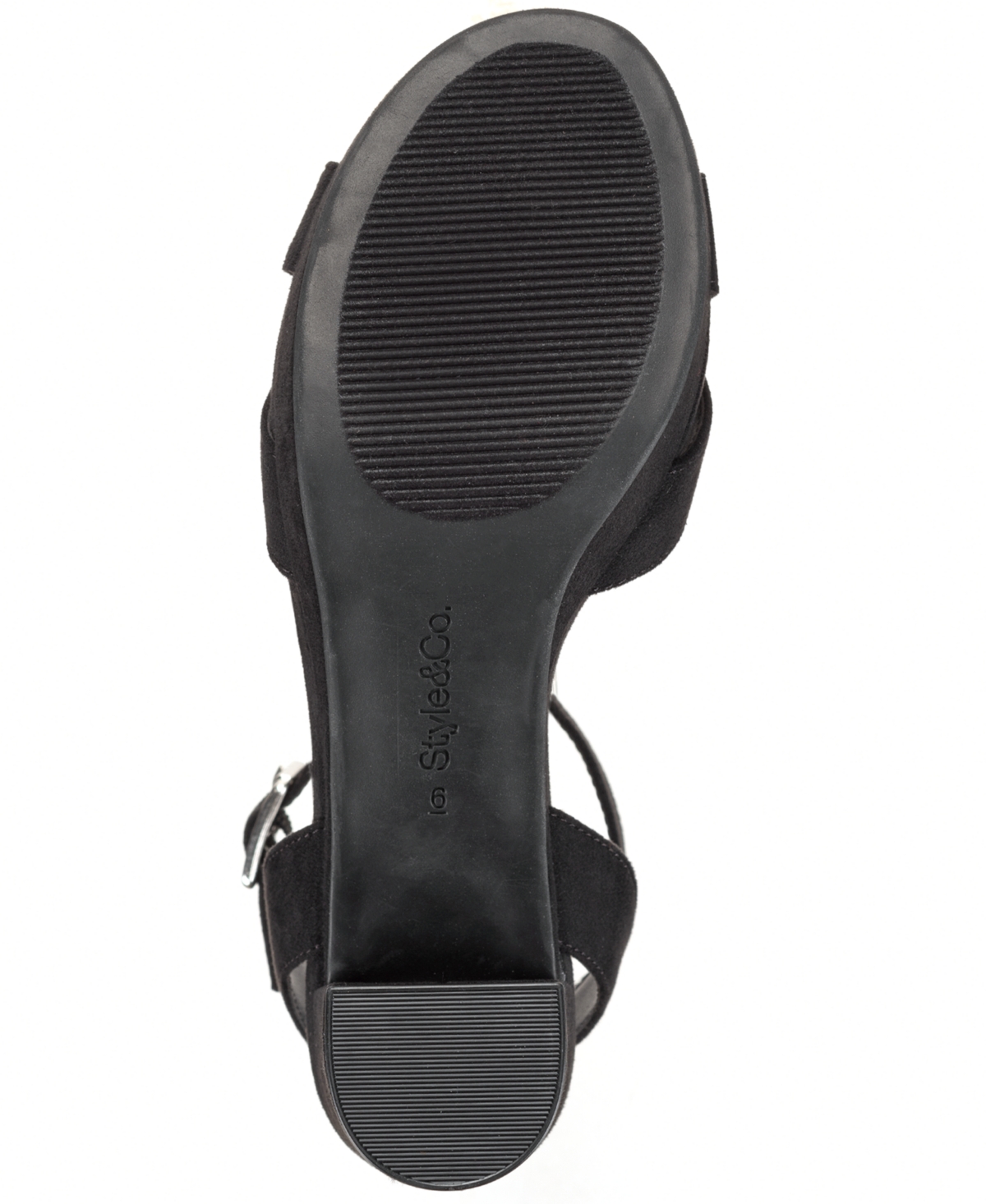 Style & Co Women's Shannonn Block-heel Dress Sandals, Exclusively At Macy's In Black
