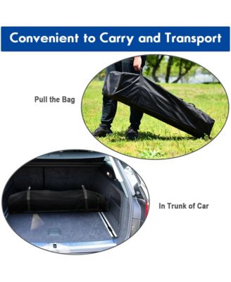 8x8 FT Pop up Canopy Tent Shelter Wheeled Carry Bag 4 Canopy Sand Bag