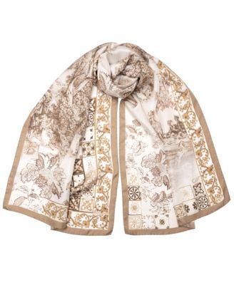 Toile - Long Silk Scarf for Women