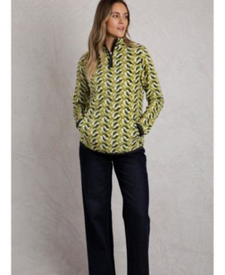 Women's Reena 1/4 Zip Printed Microfleece