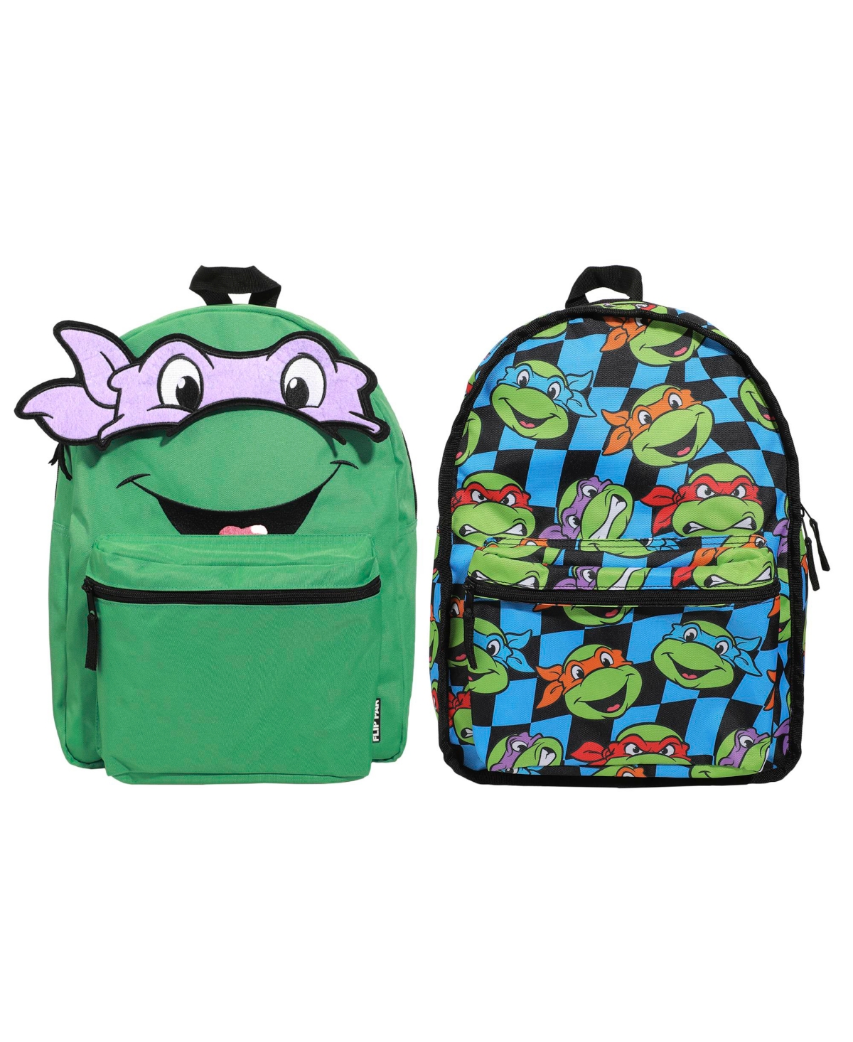 Interchangeable Characters 16.5&#x22; Reversible Backpack - Teenage mutant interchangeable