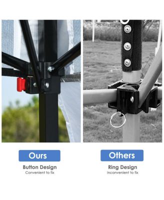 7x7 FT Slant Leg Pop-up Canopy Tent Shelter Adjustable Portable Carry Bag