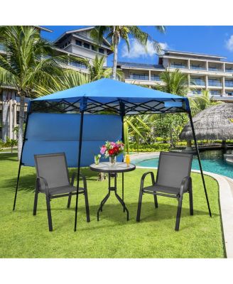 7x7 FT Slant Leg Pop-up Canopy Tent Shelter Adjustable Portable Carry Bag