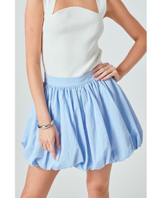 Women's High Waisted Bubble Skirt