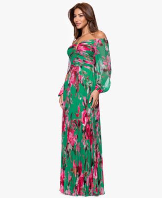 Women's Printed Long A-Line Dress