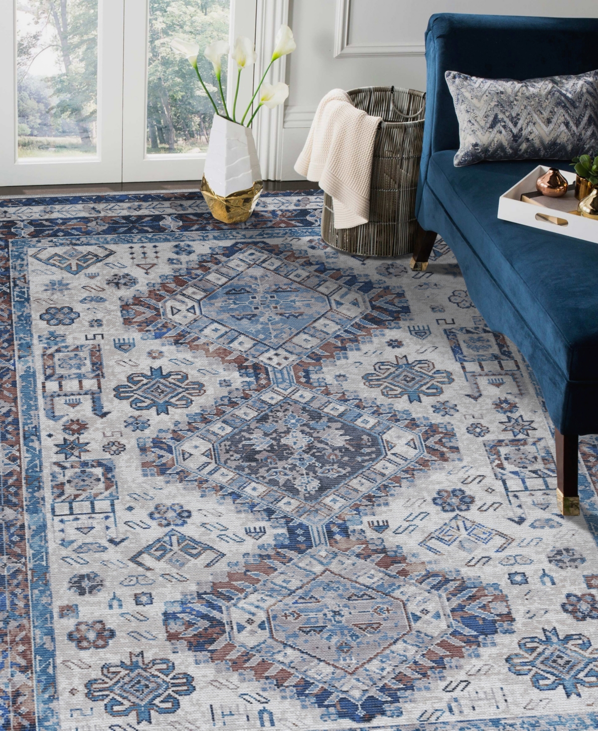 Amer Rugs Alaska Machine Washable Ala2 9'2'' X 11'9'' Area Rug