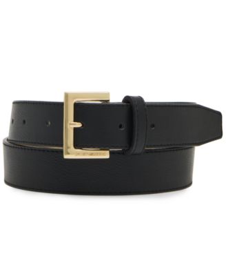 1.18" Faux-Leather Belts, Set of 2