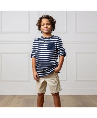 Toddler Boys Uniform Stretch Chino Short