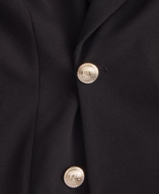 Women's Chiffon-Hem Blazer Dress