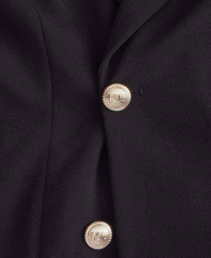 Women's Chiffon-Hem Blazer Dress - thumbnail 8