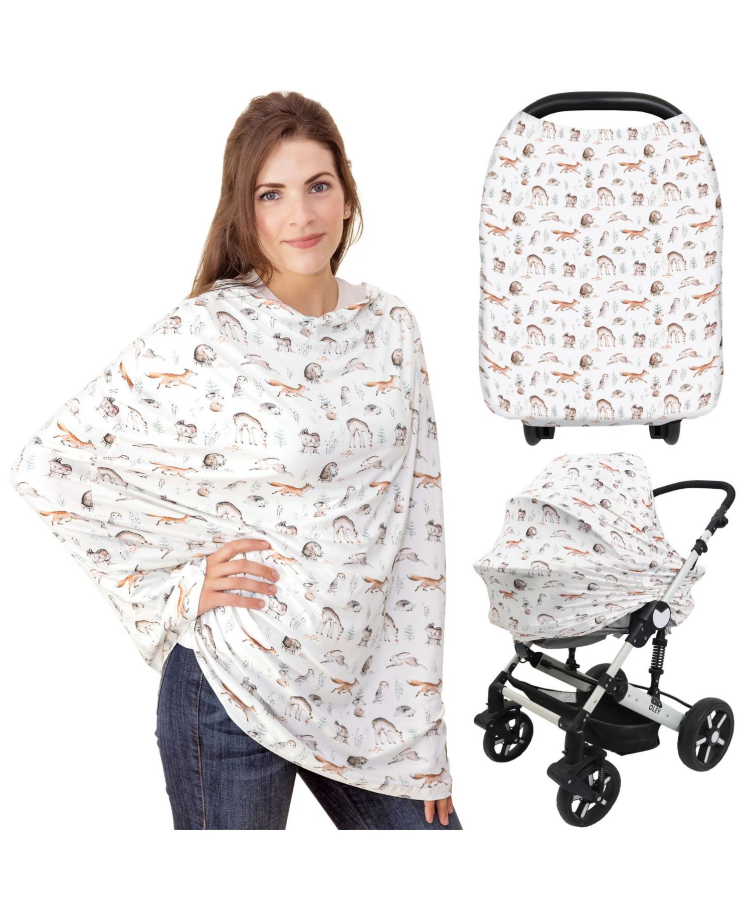 Baby Car Seat Cover, All-in-1 Nursing Cover, Car Seat Covers for Babies, Infant Car Seat Cover